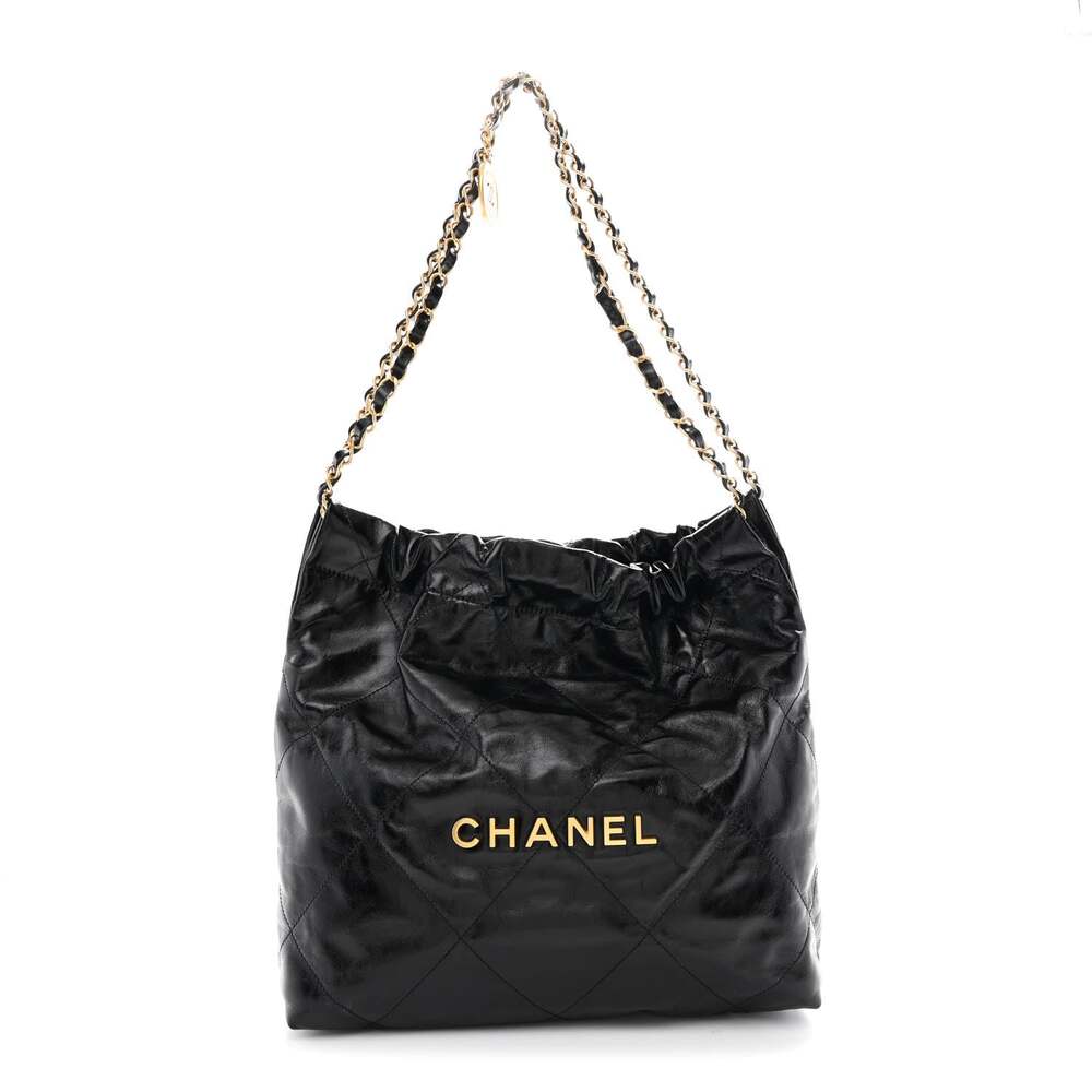 Glazed Calfskin Quilted Small Chanel 22 #292135C59B